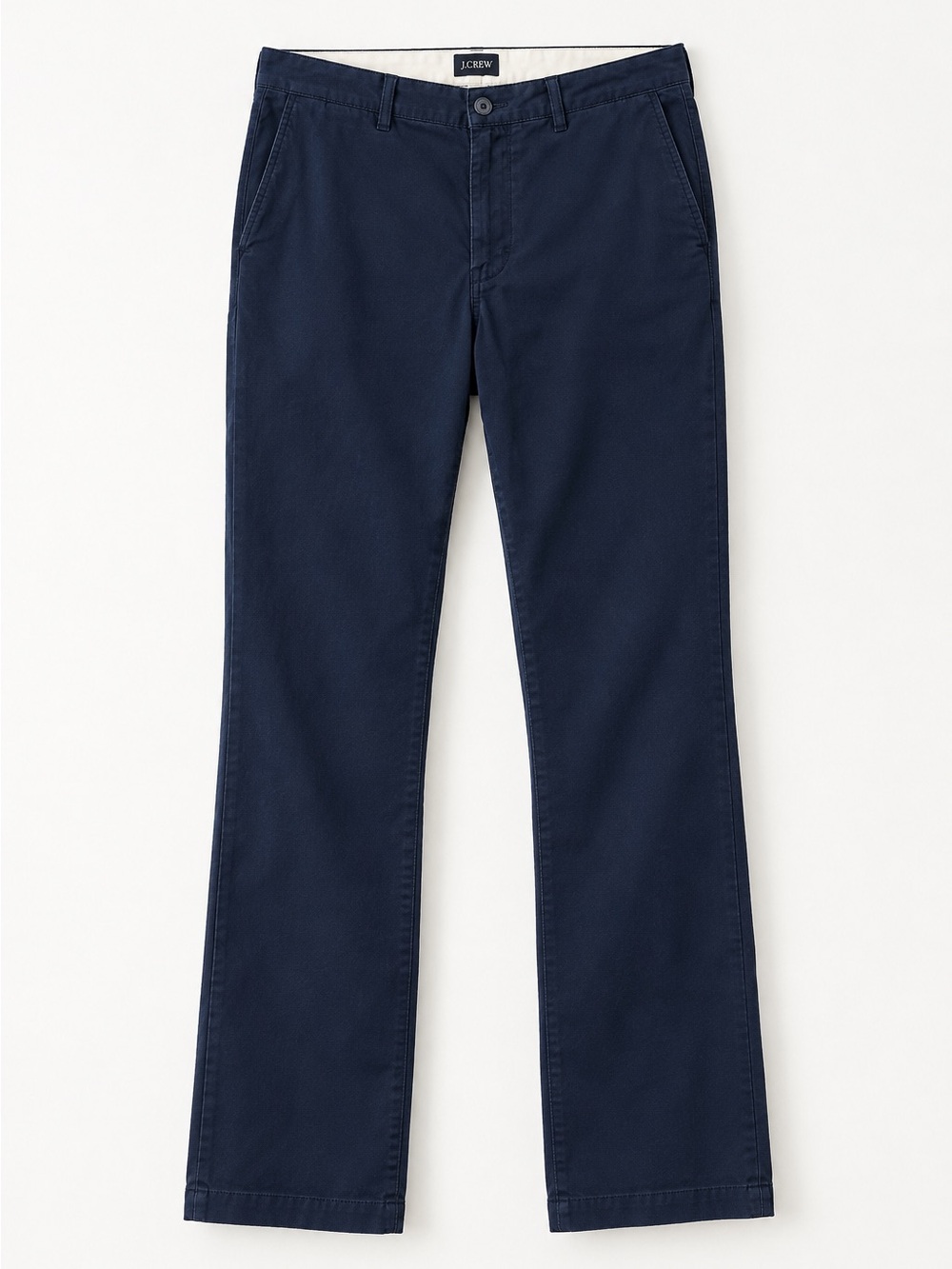J. Crew Navy Straight-Leg Chinos
